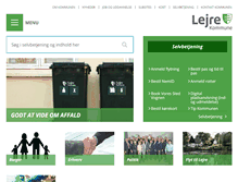 Tablet Screenshot of lejre.dk